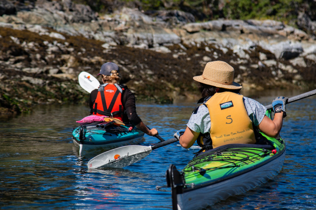 Sea kayaking and kayak tours BC in Desolation Sound, British Columbia
